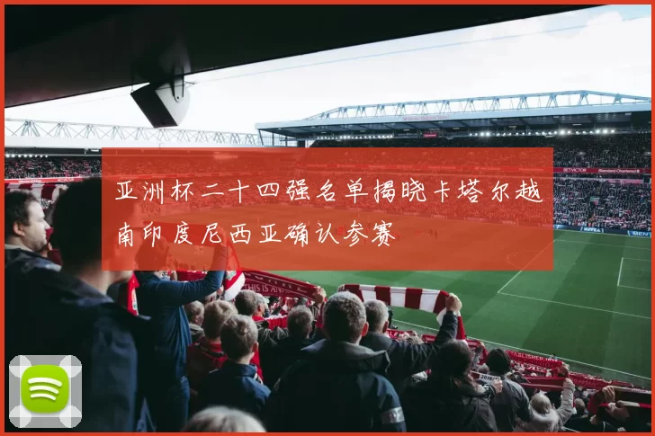 亚洲杯二十四强名单揭晓卡塔尔越南印度尼西亚确认参赛